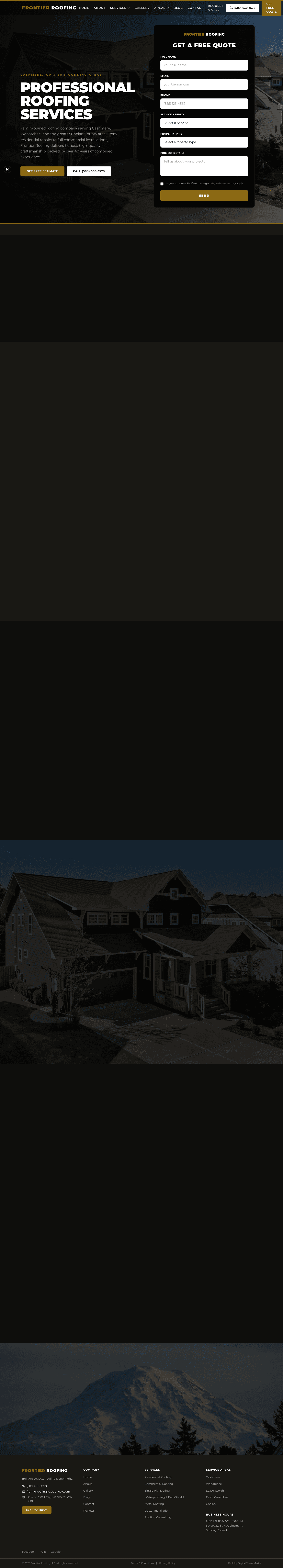 Frontier Roofing — Roofing site